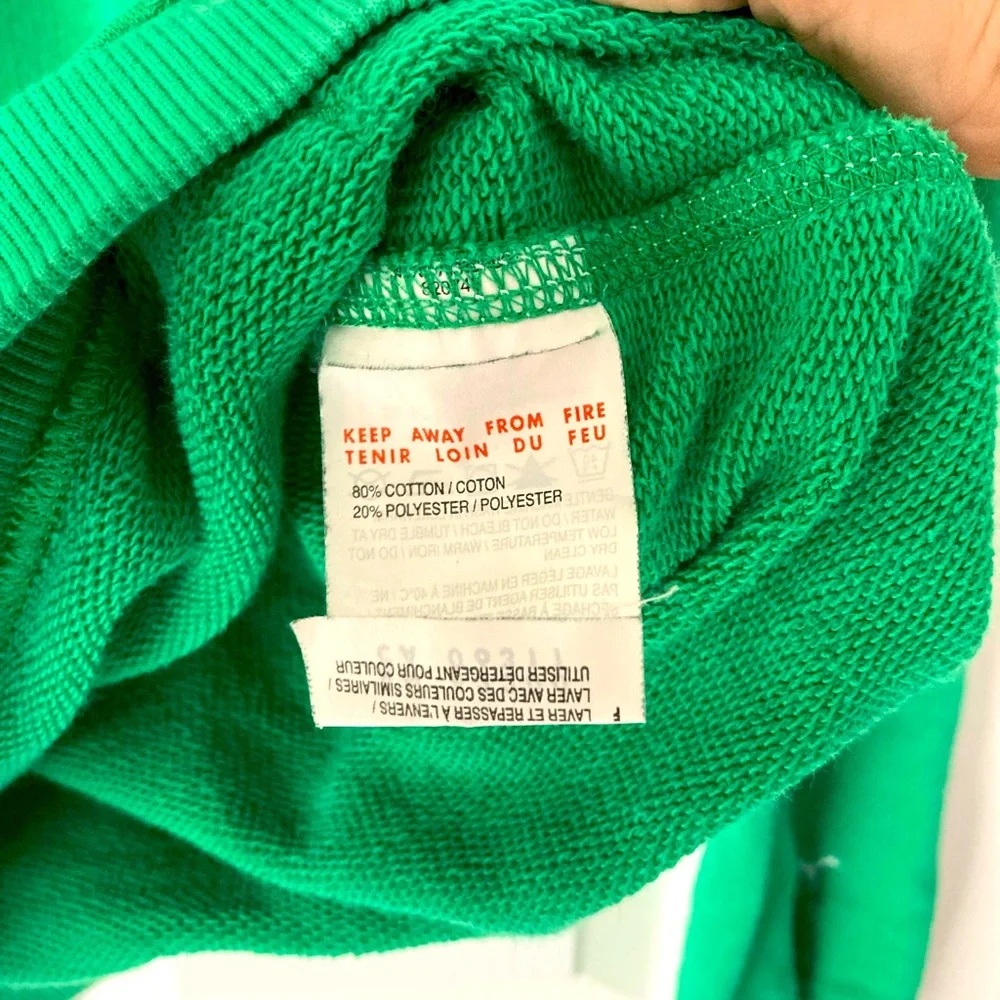 Puma Green Hooded Sweatshirt - Picture 4 of 4